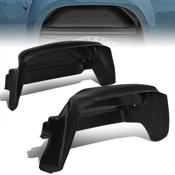 nan REAR WHEEL WELL GUARD COVER - 2PCS - 07-13 CHEVY SILVERADO 1500, GMC SIERRA 1500 / 07-14 CHEVY SILVERADO 2500HD, 3500HD, GMC SIERRA 2500HD, 3500HD - DOES NOT FIT MODELS WITH REAR DUALLY WHEELS / FACTORY OVERLOAD SPRINGS - BLACK