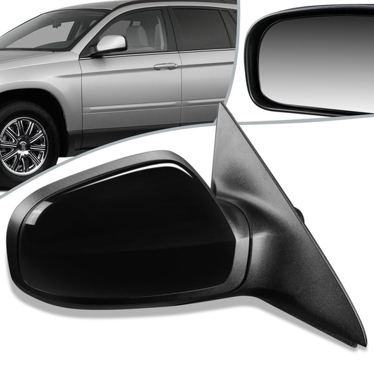 RETROVISOR MIRROR - OEM - 06-08 CHRYSLER PACIFICA - POWERED - HEATED - TEXTURED - BLACK - RIGHT