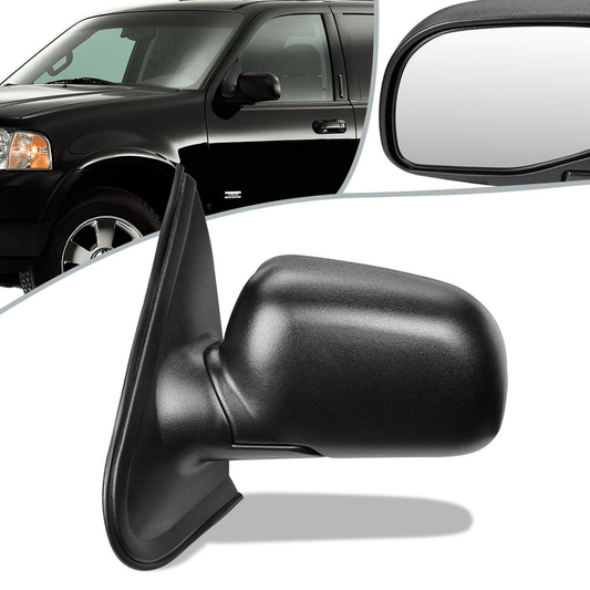 RETROVISOR MIRROR - OEM - 95-01 FORD EXPLORER / 97-01 MERCURY MOUNTAINEER - POWERED - TEXTURED - BLACK - LEFT