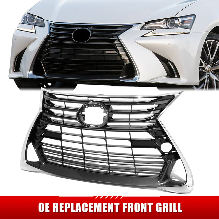 PARRILLA GRILLE - LX GS250/350/430 13-15/16-19/ GRILLE ASS'Y 16-19/ PAINTED GRAY W/CHROME MLDG/ W/O SENSOR H. W/O F-SPORT PKG/