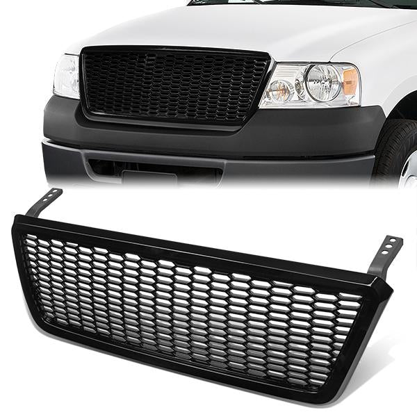 PARRILLA GRILLE - 04-08 FORD F-150 - HONEYCOMB MESH STYLE - BLACK