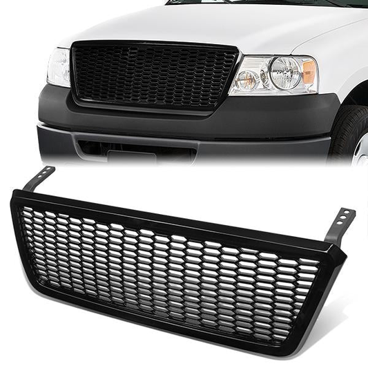 PARRILLA GRILLE - 04-08 FORD F-150 - HONEYCOMB MESH STYLE - BLACK