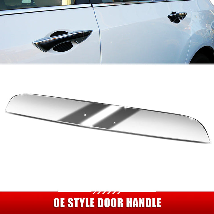 MANIJA DOOR HANDLE COVERS - SCION FR-S 13-16 - TOYOTA 86 17-20 - SUBARU BRZ 13-20 - W/O KEYHOLE - STEEL / PLASTIC - CHROME