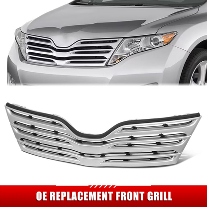 PARRILLA GRILLE - TY VEZA 09-12/ GRILLE ASS'Y/ CHROME/PAINTED BLACK/ (SATIN NICKEL)//PARTS.NO,TO1200321//OEM NO,531010T010