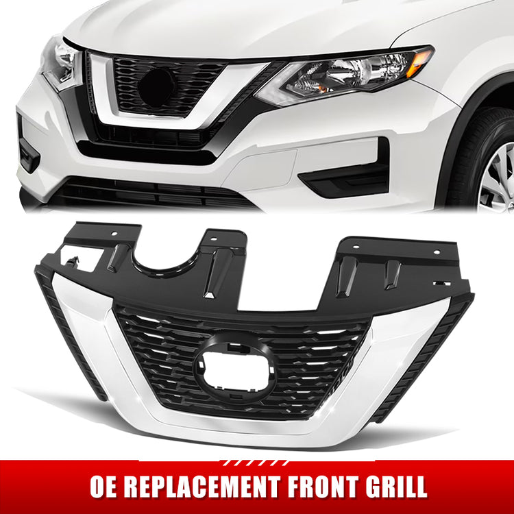 PARRILLA GRILLE - DS ROGE '14-'16/'17-'20/ GRILLE ASS'Y 18-18/ MAT-BLACK W/CHROME MLDG/ W/O CAMERA (HYBRID)//PARTS.NO,NI1200295//OEM NO,623109TG0A