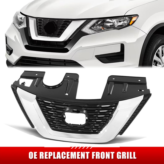 PARRILLA GRILLE - DS ROGE '14-'16/'17-'20/ GRILLE ASS'Y 18-18/ MAT-BLACK W/CHROME MLDG/ W/O CAMERA (HYBRID)//PARTS.NO,NI1200295//OEM NO,623109TG0A