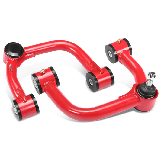 HORQUILLAS 2003-2022 TOYOTA FJ CRUISER 4RUNNER FRONT UPPER CONTROL ARMS 2-4"LIFT,
2003-2022 TOYOTA 4RUNNER
2007-2014 TOYOTA FJ CRUISER
2010-2016 LEXUS GX460
2003-2009 LEXUS GX470
RED+BLACK