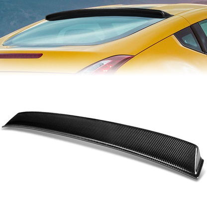 SPOILER CAR ROOF SPOILER - 09-20 NISSAN 370Z COUPE - CARBON FIBER BLACK
