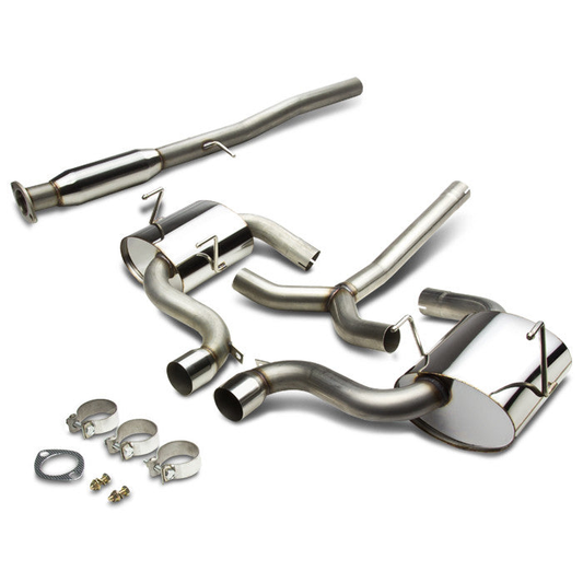 TUBERIA CATBACK CATBACK - 02-03 MINI COOPER / S HATCH R53 - DUAL TIP - STAINLESS STEEL