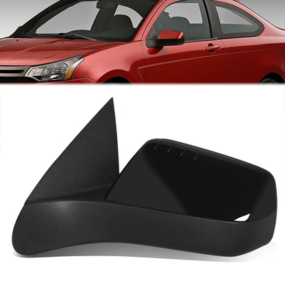 RETROVISOR MIRROR - OE STYLE - FORD FOCUS 08-11 - WITH POWER WITH HEATED GLASS GLOSS COVER - DRIVER SIDE - PAINT TO MATCH - BLACK