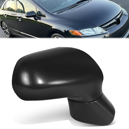 RETROVISOR MIRROR - OE STYLE - HONDA CIVIC 06-11 - WITH POWER - PASSENGER SIDE - PAINT TO MATCH - BLACK