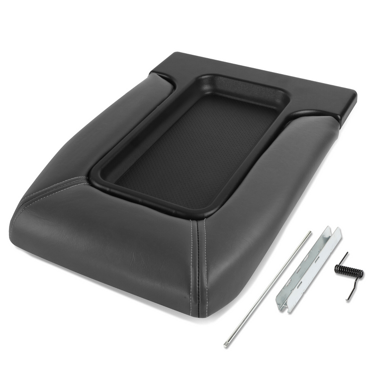 TAPA DE CONSOLA CENTER CONSOLE LID - 03 CADILLAC ESCALADE ESV / 02-03 CADILLAC ESCALADE EXT PICKUP TRUCK / 02-06 CHEVROLET AVALANCHE PICKUP TRUCK / 01-06 CHEVROLET SILVERADO PICKUP TRUCK / 07 CHEVROLET SILVERADO PICKUP TRUCK CLASSIC ONLY / 01-06 CHEVROLET