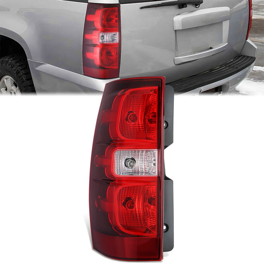 FAROS TRASEROS OE STYLE - CHEVROLET SUBURBAN 1500 2007-2014 / CHEVROLET SUBURBAN 2500 2007-2013 / CHEVROLET TAHOE 2007-2014 - 7441 REVERSE / 3057 TURN SIGNAL / 3057 TAIL LIGHT - CHROME HOUSING - LEFT