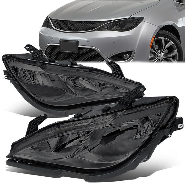 FAROS 17-20 CHRYSLER PACIFICA (WITHOUT QUAD LAMPS) - SMOKE HOUSING / CLEAR CORNER - 9005 HIGH / H11 LOW BEAM