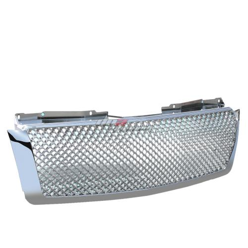 PARRILLA GRILLE - 07-14 CHEVY TAHOE , AVALANCHE - DIAMOND MESH STYLE - ABS - CHROME