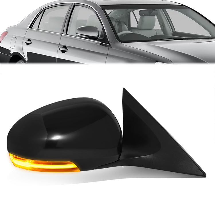 RETROVISOR MIRROR - OE STYLE - TOYOTA AVALON 11-12 - WITH POWER WITH HEATED GLASS WITH SIGNAL WITH MEMORY - PASSENGER SIDE - PAINT TO MATCH - BLACK