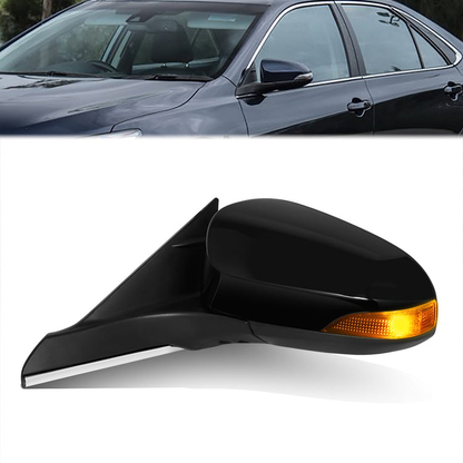 RETROVISOR MIRROR - OE STYLE - TOYOTA CAMRY 15 - WITH POWER FOILD WITH HEATED GLASS WITH SIGNAL - DRIVER SIDE - PAINT TO MATCH - BLACK