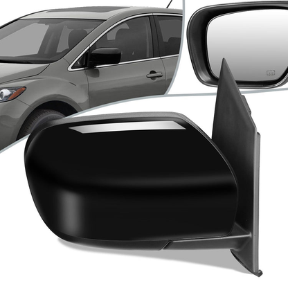 RETROVISOR MIRROR - OEM - 07-12 MAZDA CX-7 - POWERED - HEATED - PAINTABLE - BLACK - RIGHT