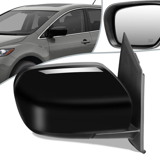 RETROVISOR MIRROR - OEM - 07-12 MAZDA CX-7 - POWERED - HEATED - PAINTABLE - BLACK - RIGHT