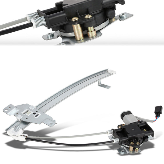 REGULADOR DE VENTANA WINDOW MOTORS & REGULATORS - METALLIC - 97-03 PONTIAC GRAND PRIX SEDAN - METALLIC - BARE STEEL/PLASTIC