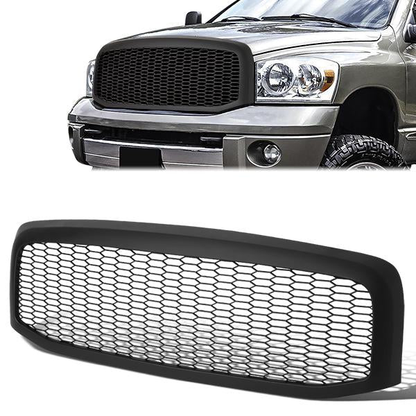 PARRILLA GRILLE - 06-08 DODGE RAM 1500 / 07-09 DODGE RAM 2500, 3500 - HONEYCOMB MESH - MATTE BLACK