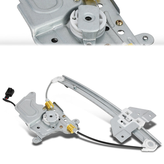 REGULADOR DE VENTANA WINDOW MOTORS & REGULATORS - METALLIC - 99-04 OLDSMOBILE ALERO/99-05 PONTIAC GRAND AM - FITS 4DR SEDAN MODELS ONLY - METALLIC - BARE STEEL/PLASTIC