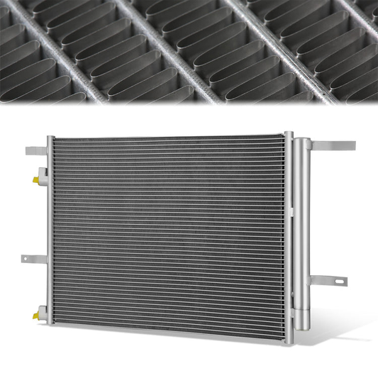 CONDENSADOR FORD FUSION 2013-2020 / LINCOLN MKZ 2013-2016 - FOR 2.5L MODEL - ALUMINUM - SILVER