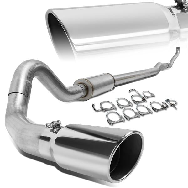 TUBERIA CATBACK CATBACK - 93-00 CHEVY C2500,C3500,K2500,K3500 6.5 TURBO DIESEL - SINGLE TIP - STAINLESS STEEL