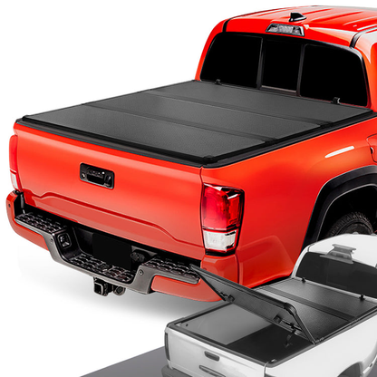 TAPADERA DE CAJUELA TONNEAU COVER - HARD TRI-FOLD - 05-15 TOYOTA TACOMA - FITS 5FT FLEETSIDE / STYLESIDE BED MODELS ONLY