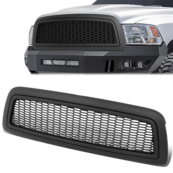 PARRILLA GRILLE - 09-10 DODGE RAM 1500 / 11-12 DODGE RAM 2500, 3500 - HONEYCOMB MESH - MATTE BLACK
