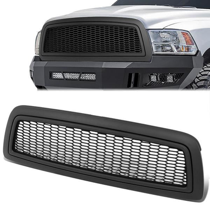 PARRILLA GRILLE - 09-10 DODGE RAM 1500 / 11-12 DODGE RAM 2500, 3500 - HONEYCOMB MESH - MATTE BLACK