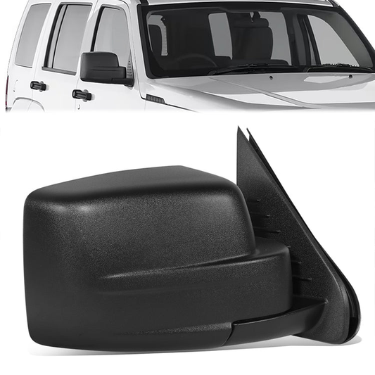RETROVISOR MIRROR - OE STYLE - JEEP LIBERTY 08-12 - WITH POWER FOLD WITH MEMORY WITH HEATED GLASS - PASSENGER SIDE - PAINT TO MATCH - BLACK