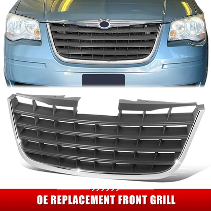 PARRILLA GRILLE - DG CRVN/VYGR&TOW&COUTY'08-'10/ GRILLE ASS'Y/ CHROME/BLACK/ (TOWN )//PARTS.NO,CH1200322//OEM NO,5113127AA