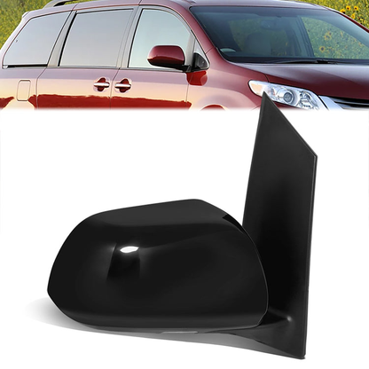 RETROVISOR MIRROR - OE STYLE - TOYOTA SIENNA 11-12 - WITH POWER WITH HEATED WITH MEMORY - PASSENGER SIDE - PAINT TO MATCH - BLACK