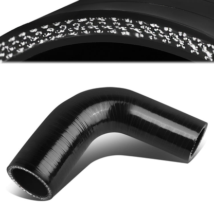 COPLE DE SILICON 3-PLY - 1.00" TO 1.25" REDUCER W/ 90 DEGREE - BLACK - RM6-5