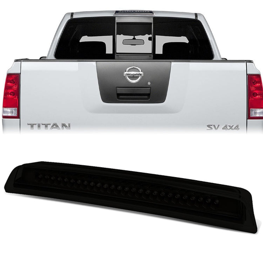 LUZ DE FRENO 04-15 NISSAN TITAN / 05-21 FRONTIER - LED - BLACK / SMOKE