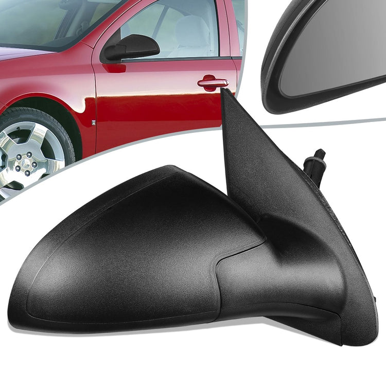 RETROVISOR MIRROR - OEM - 05-10 CHEVY COBALT COUPE - MANUAL - TEXTURED - BLACK - RIGHT