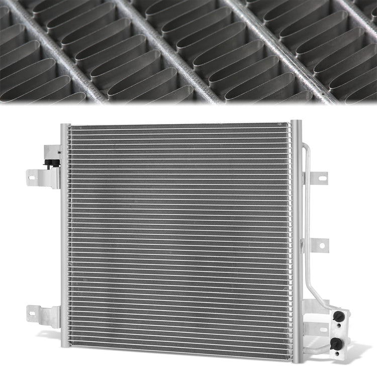 CONDENSADOR JEEP WRANGLER 2012-2017 / JEEP WRANGLER JK 2018 - ALUMINUM - SILVER