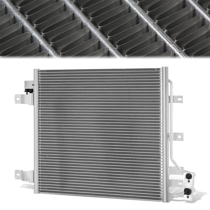 CONDENSADOR JEEP WRANGLER 2012-2017 / JEEP WRANGLER JK 2018 - ALUMINUM - SILVER