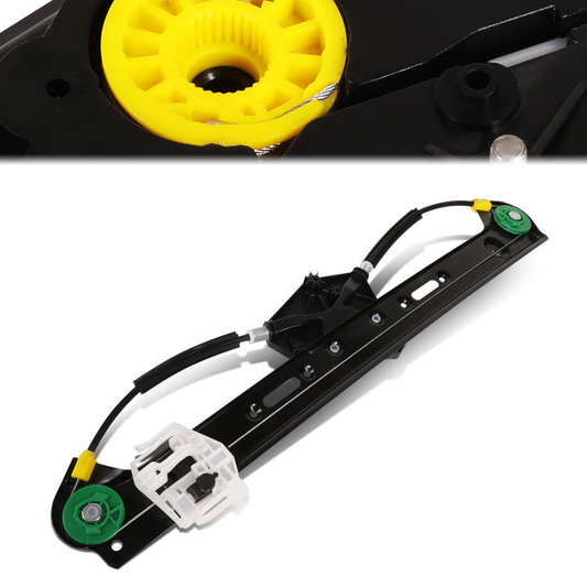 REGULADOR DE VENTANA WINDOW MOTORS & REGULATORS - METALLIC - 04-10 BMW X3 - METALLIC - BARE STEEL/PLASTIC