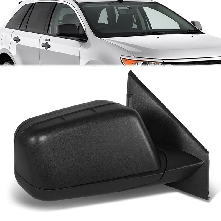 RETROVISOR MIRROR - OE STYLE - FORD EDGE 07 - WITH POWER WITH HEATED GLASS TEXTURED COVER - PASSENGER SIDE - PAINT TO MATCH - BLACK