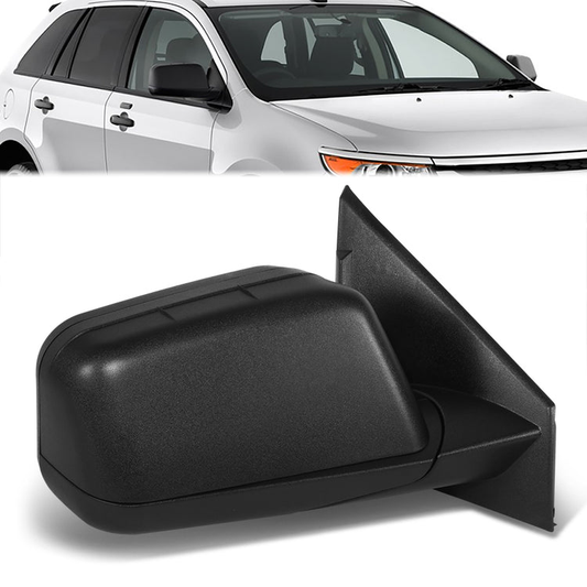 RETROVISOR MIRROR - OE STYLE - FORD EDGE 07 - WITH POWER WITH HEATED GLASS TEXTURED COVER - PASSENGER SIDE - PAINT TO MATCH - BLACK
