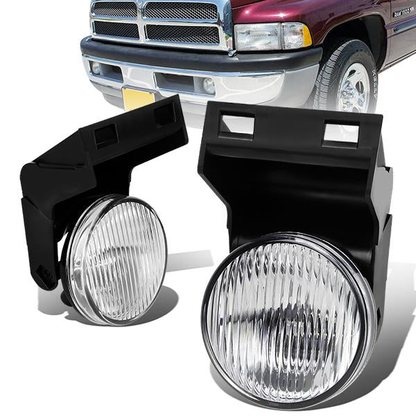 FAROS DE NIEBLA 94-01 DODGE RAM 1500 / 94-02 DODGE RAM 2500, 3500 - NO SWITCH - 899 BULB - CLEAR