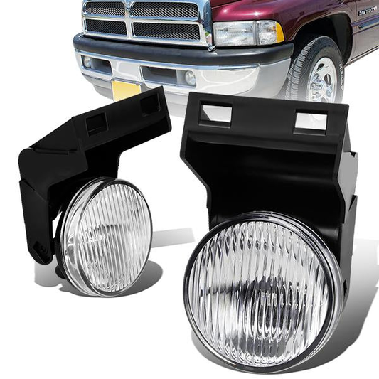 FAROS DE NIEBLA 94-01 DODGE RAM 1500 / 94-02 DODGE RAM 2500, 3500 - NO SWITCH - 899 BULB - CLEAR