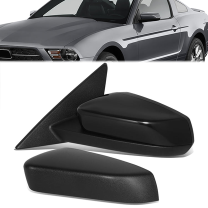 RETROVISOR MIRROR - OE STYLE - FORD MUSTANG 11-12 - WITH POWER WITH BLIND SPOT MIRROR WITH SVT PACK - DRIVER SIDE - PAINT TO MATCH - BLACK