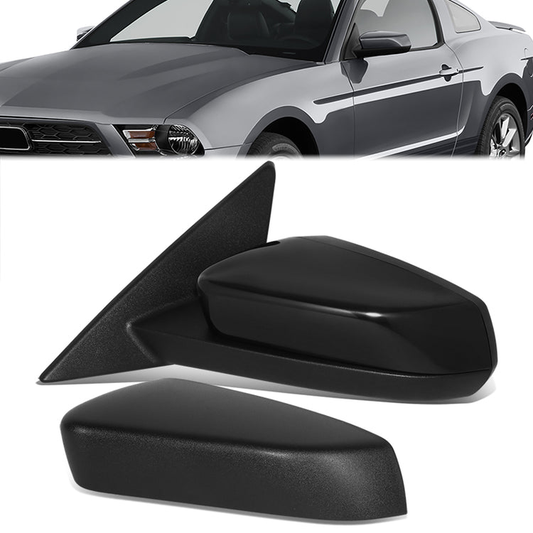 RETROVISOR MIRROR - OE STYLE - FORD MUSTANG 11-12 - WITH POWER WITH BLIND SPOT MIRROR WITH SVT PACK - DRIVER SIDE - PAINT TO MATCH - BLACK