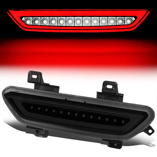 LUZ DE FRENO 15-18 FORD MUSTANG - REQUIRES WIRING INTO EXISTING REVERSE / TAIL LIGHTS - LED - BLACK / SMOKE