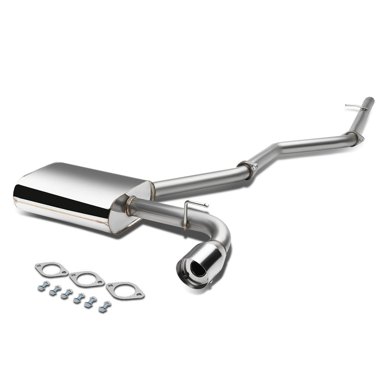 TUBERIA CATBACK CATBACK - 07-13 JEEP PATRIOT 2.4L - SINGLE TIP - STAINLESS STEEL
