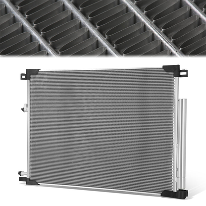 CONDENSADOR TOYOTA HIGHLANDER 2020-2022 - FOR 3.5L V6 MODEL - ALUMINUM - SILVER