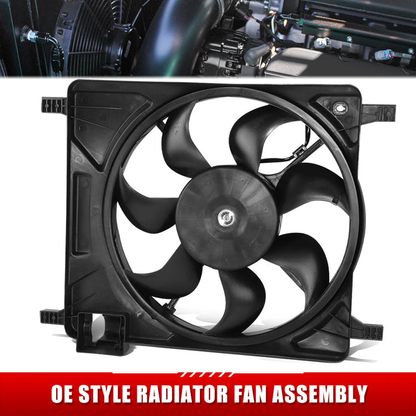 ABANICOS OE STYLE -CHEVROLET SPARK 2013-2015 - FITS MANUAL TRANSMISSION MODELS WITH A/C